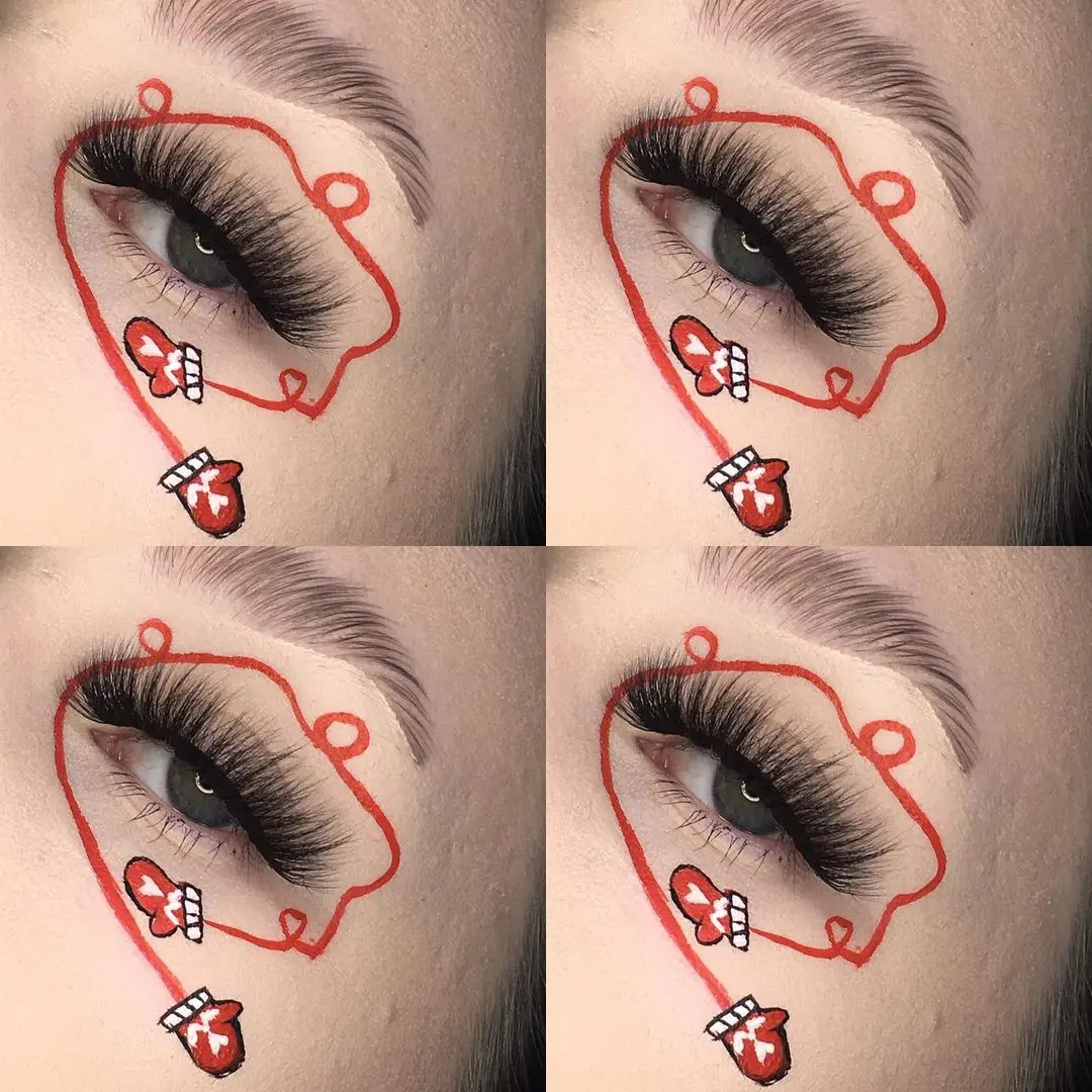 false lashes